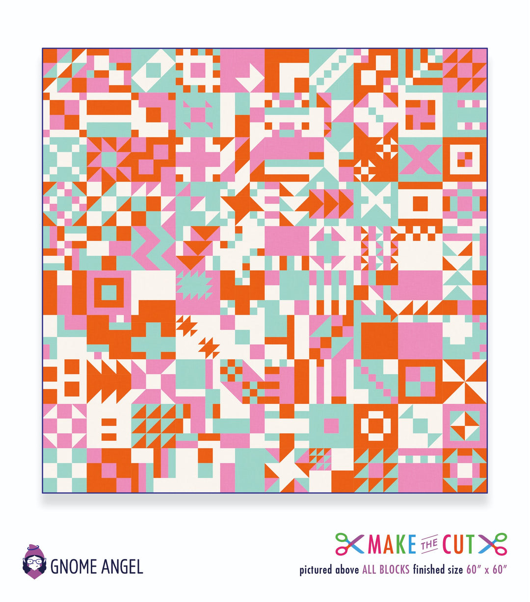 PATTERN: HARD COPY - Make the Cut: 100 Block Pictorial Quilt Sampler