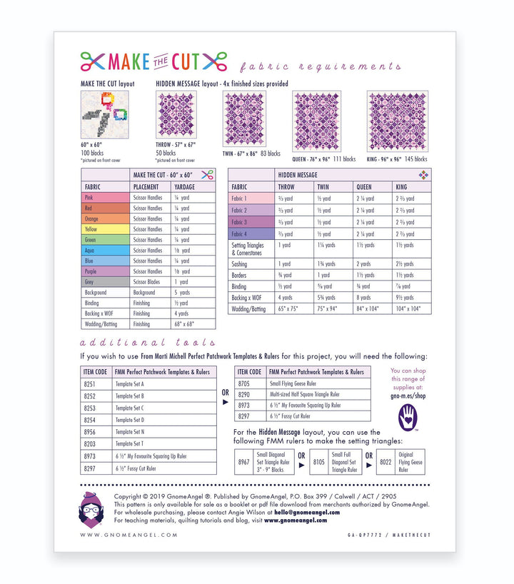 PATTERN: HARD COPY - Make the Cut: 100 Block Pictorial Quilt Sampler