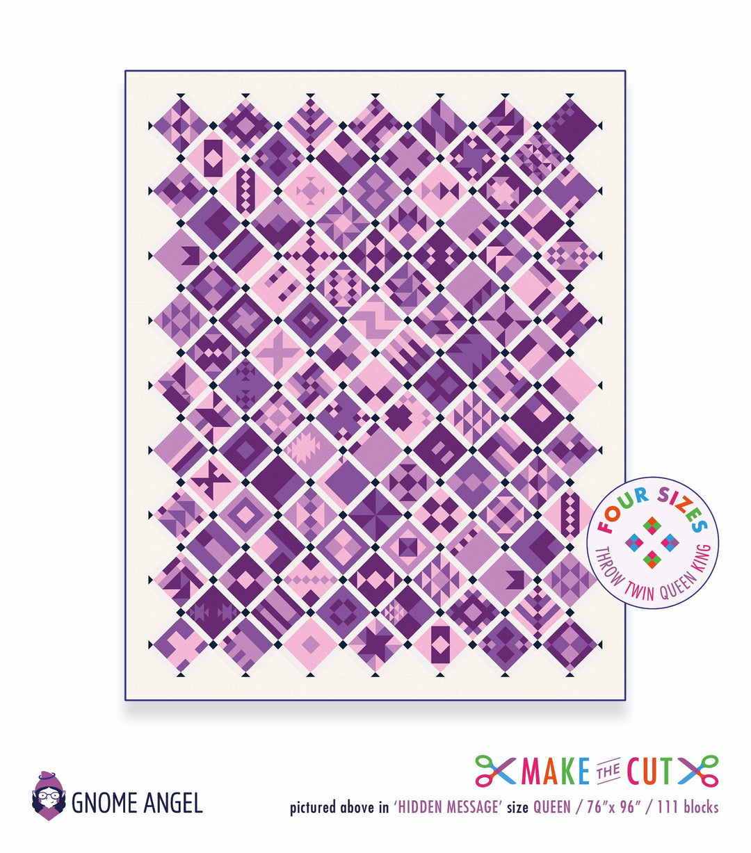 PATTERN: HARD COPY - Make the Cut: 100 Block Pictorial Quilt Sampler