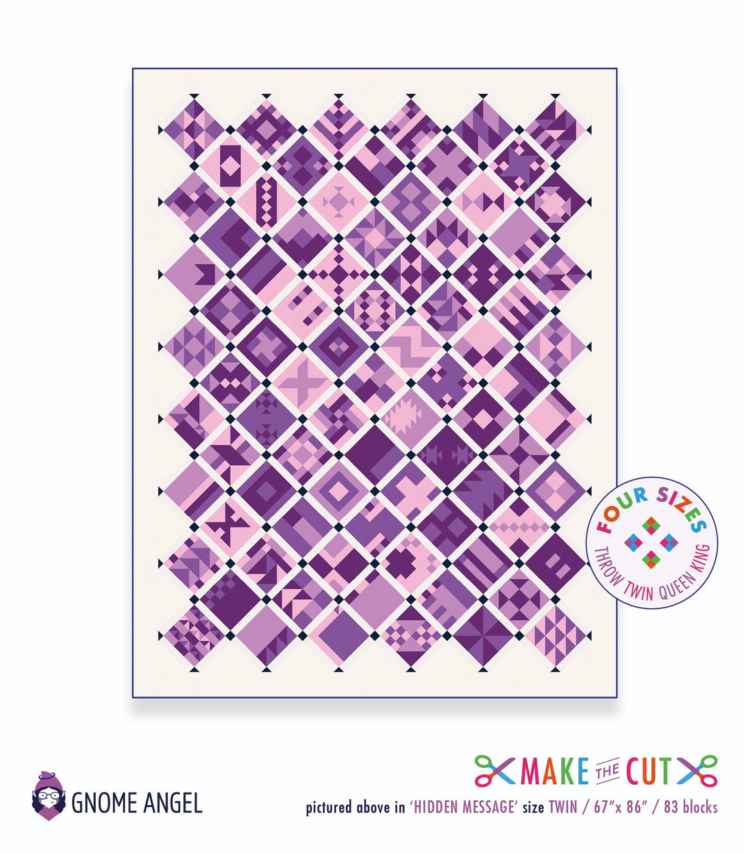 PATTERN: HARD COPY - Make the Cut: 100 Block Pictorial Quilt Sampler