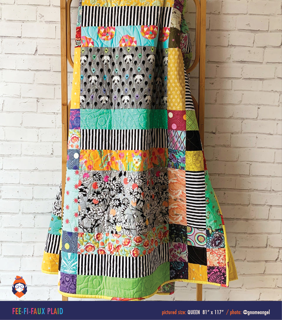 PATTERN: Fee-Fi-Faux Quilt Pattern
