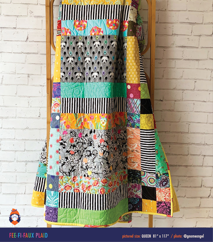 PATTERN: Fee-Fi-Faux Quilt Pattern