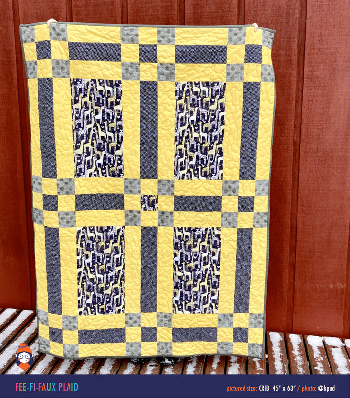 PATTERN: Fee-Fi-Faux Quilt Pattern