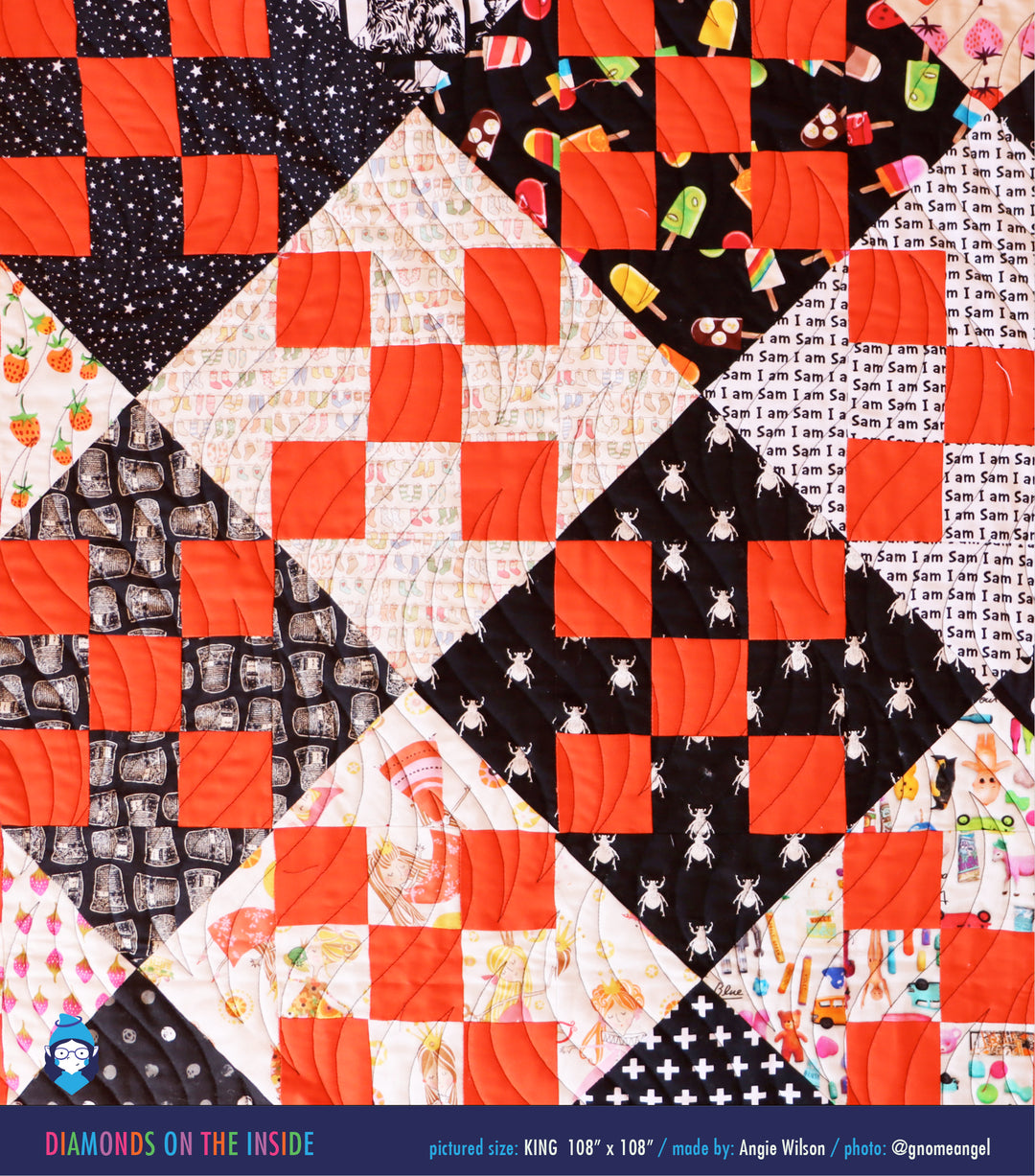 PATTERN: Diamonds on the Inside Quilt Pattern