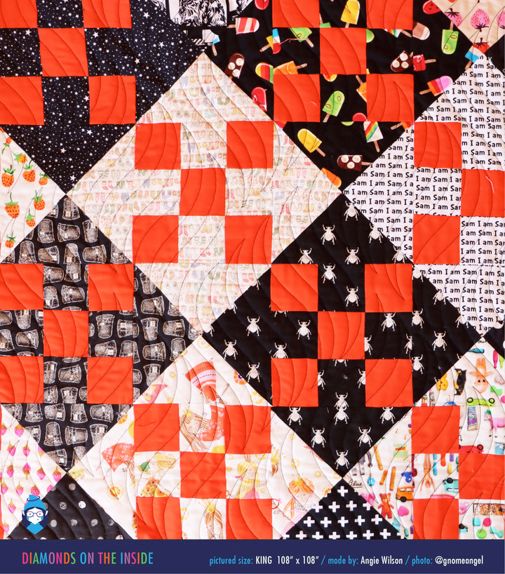 PATTERN: Diamonds on the Inside Quilt Pattern