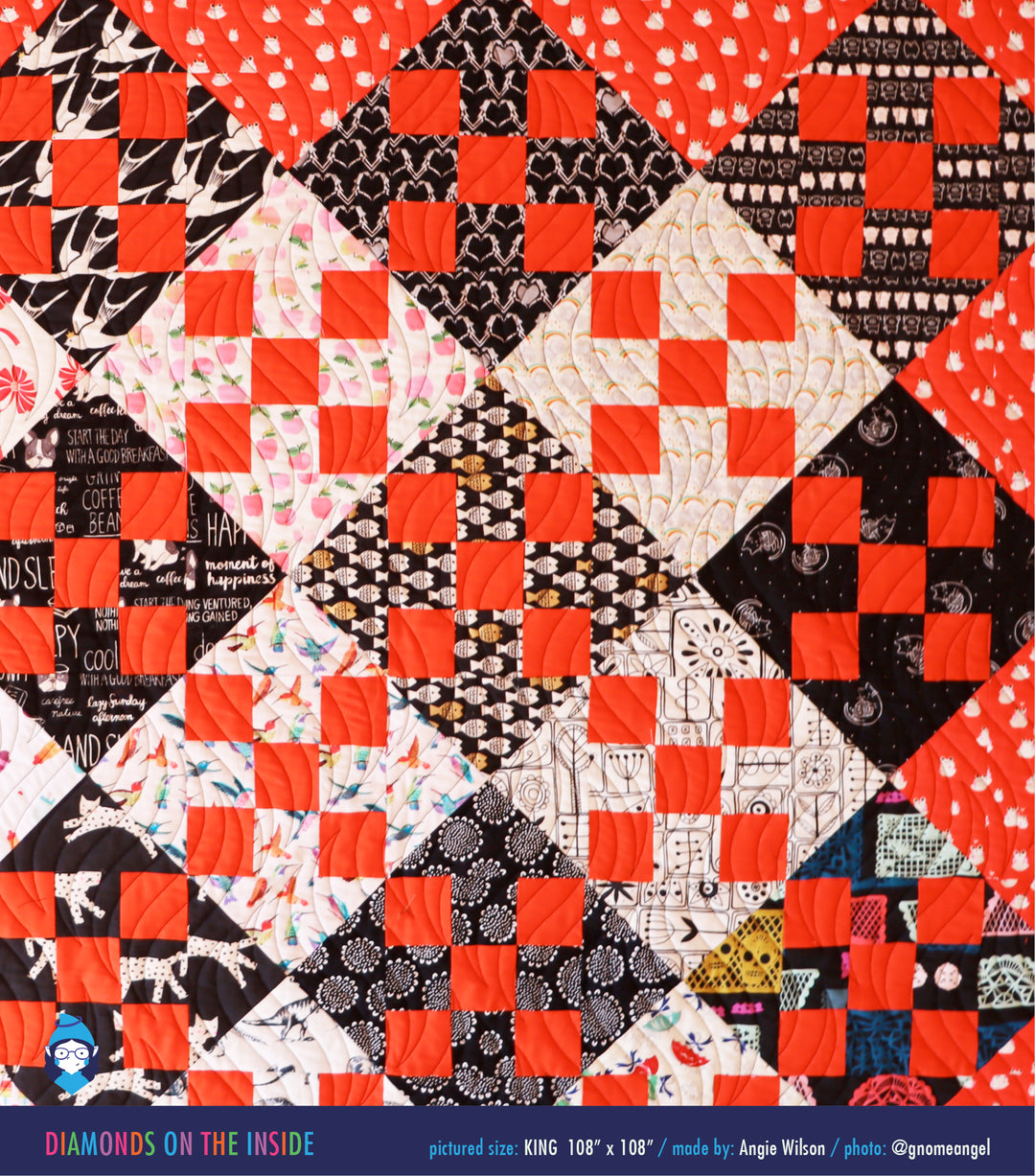 PATTERN: Diamonds on the Inside Quilt Pattern