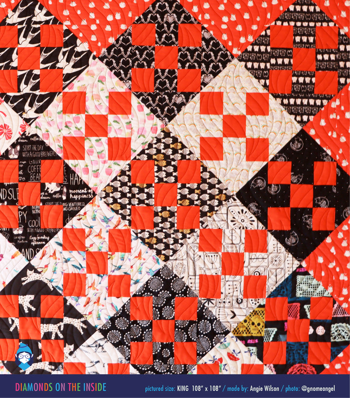 PATTERN: Diamonds on the Inside Quilt Pattern