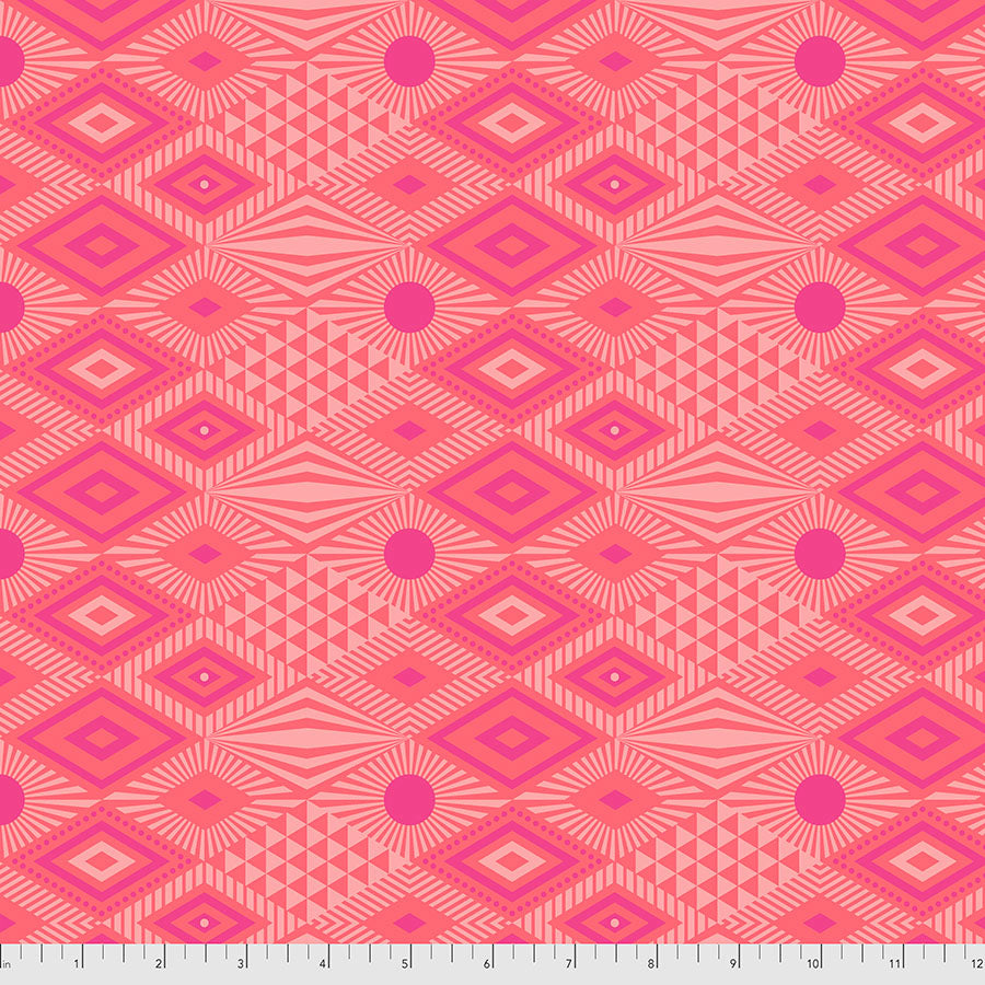 Free Spirit Fabrics - Tula Pink - Daydreamer - Lucy - Dragonfruit