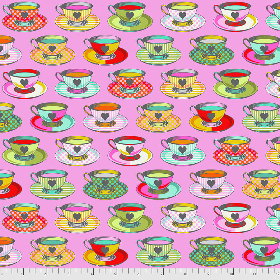 Free Spirit Fabrics - Tula Pink - Curiouser & Curiouser - Tea Time - Wonder