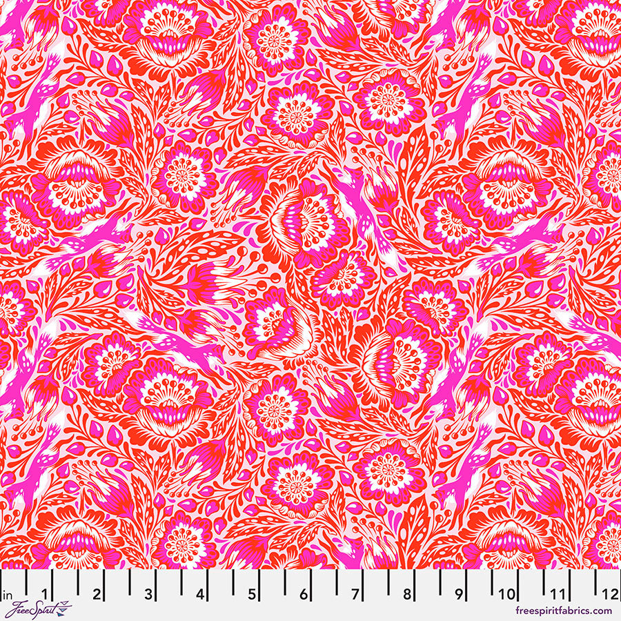 Free Spirit Fabrics - Tula Pink - Tiny Beasts - Outfoxed - Glimmer