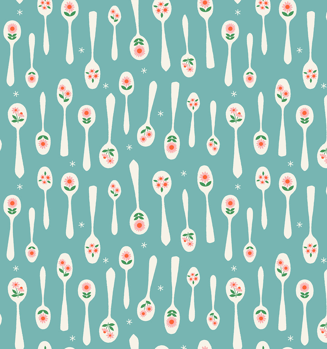 Ruby Star Society - Moda - Camellia - Stirring - Turquoise