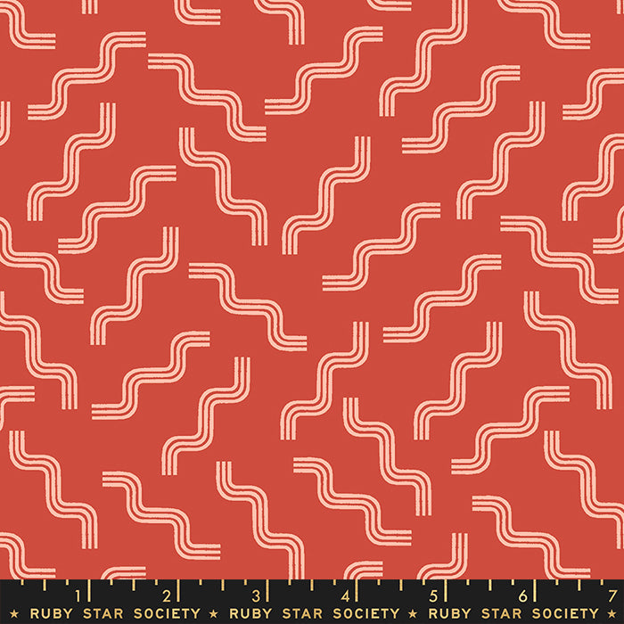 Ruby Star Society - Moda - Linear - Bacon or Pasta - Cayenne