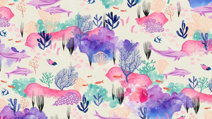Ruby Star Society - Moda - Florida Volume 2 - Underwater Scene - Multi