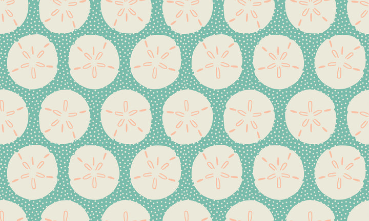 Ruby Star Society - Moda - Florida Volume 2 - Sand Dollars - Water