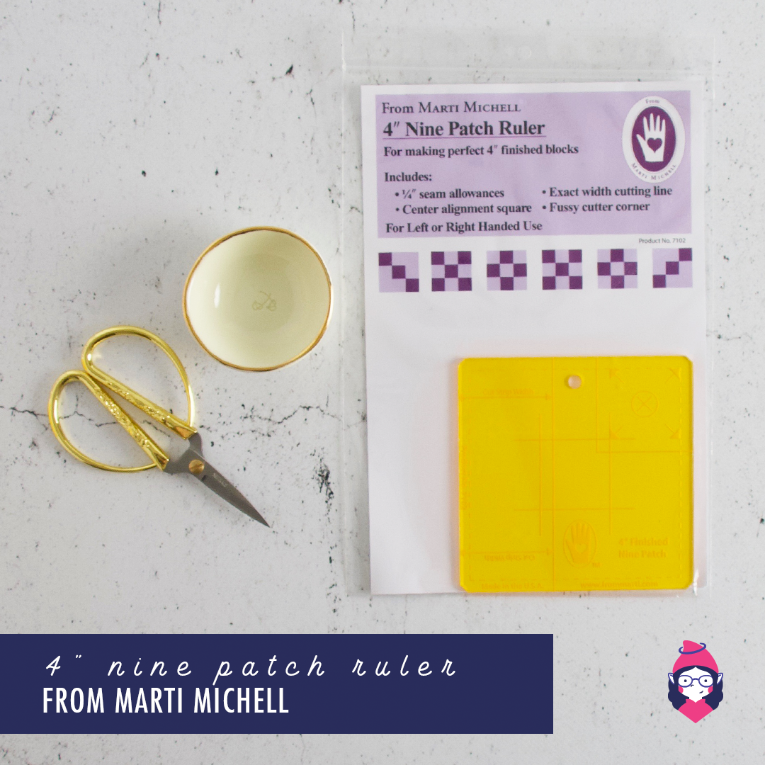 Nine Patch Ruler - Available in 7 Sizes - Marti Michell