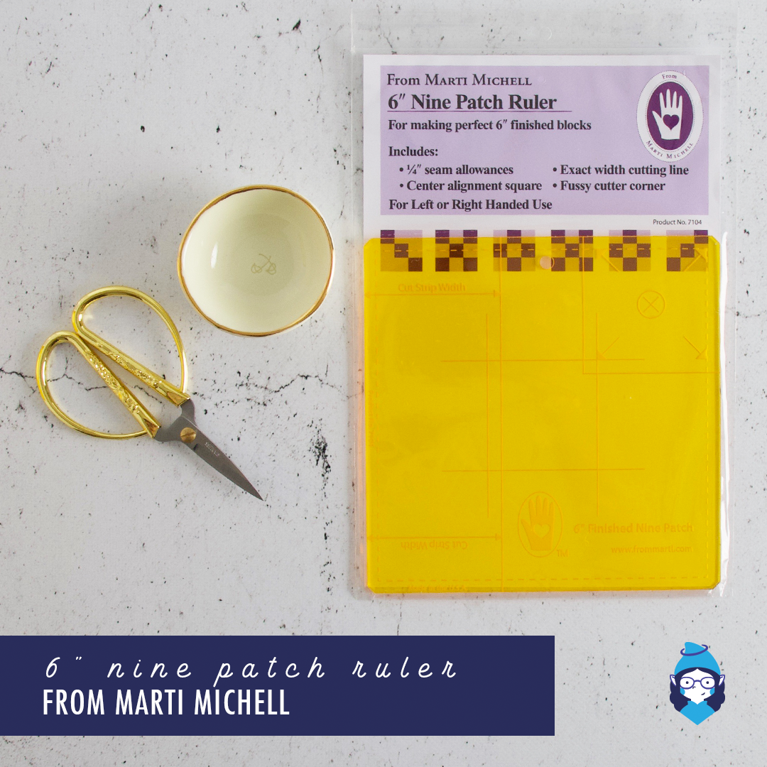 Nine Patch Ruler - Available in 7 Sizes - Marti Michell