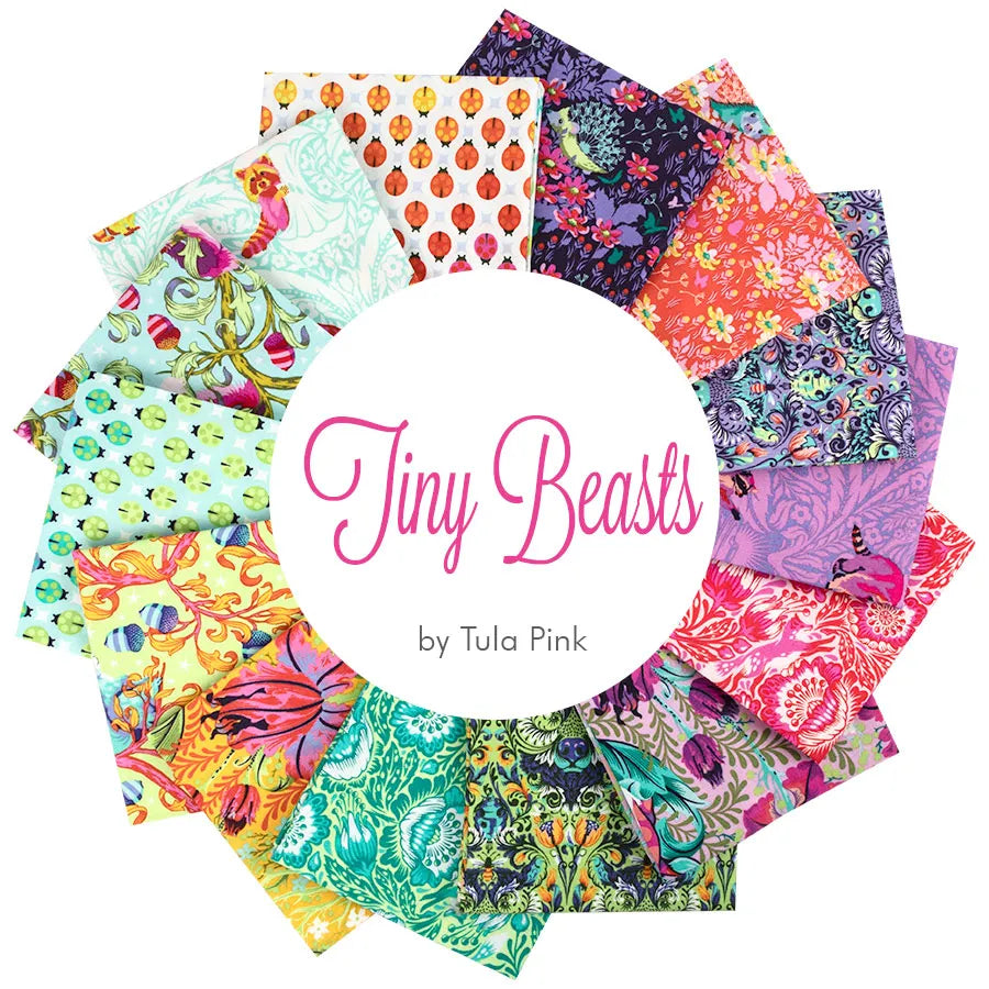 Free Spirit Fabrics - Tula Pink - Tiny Beasts - One Man's Trash