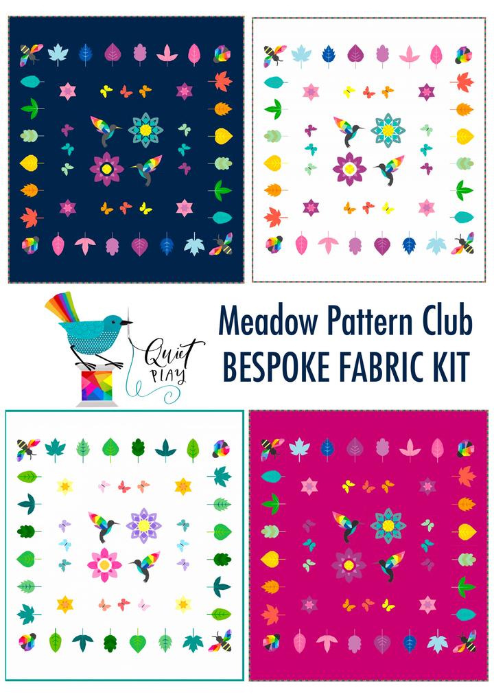 QUILT KIT: Quiet Play Meadow Pattern Club 2024