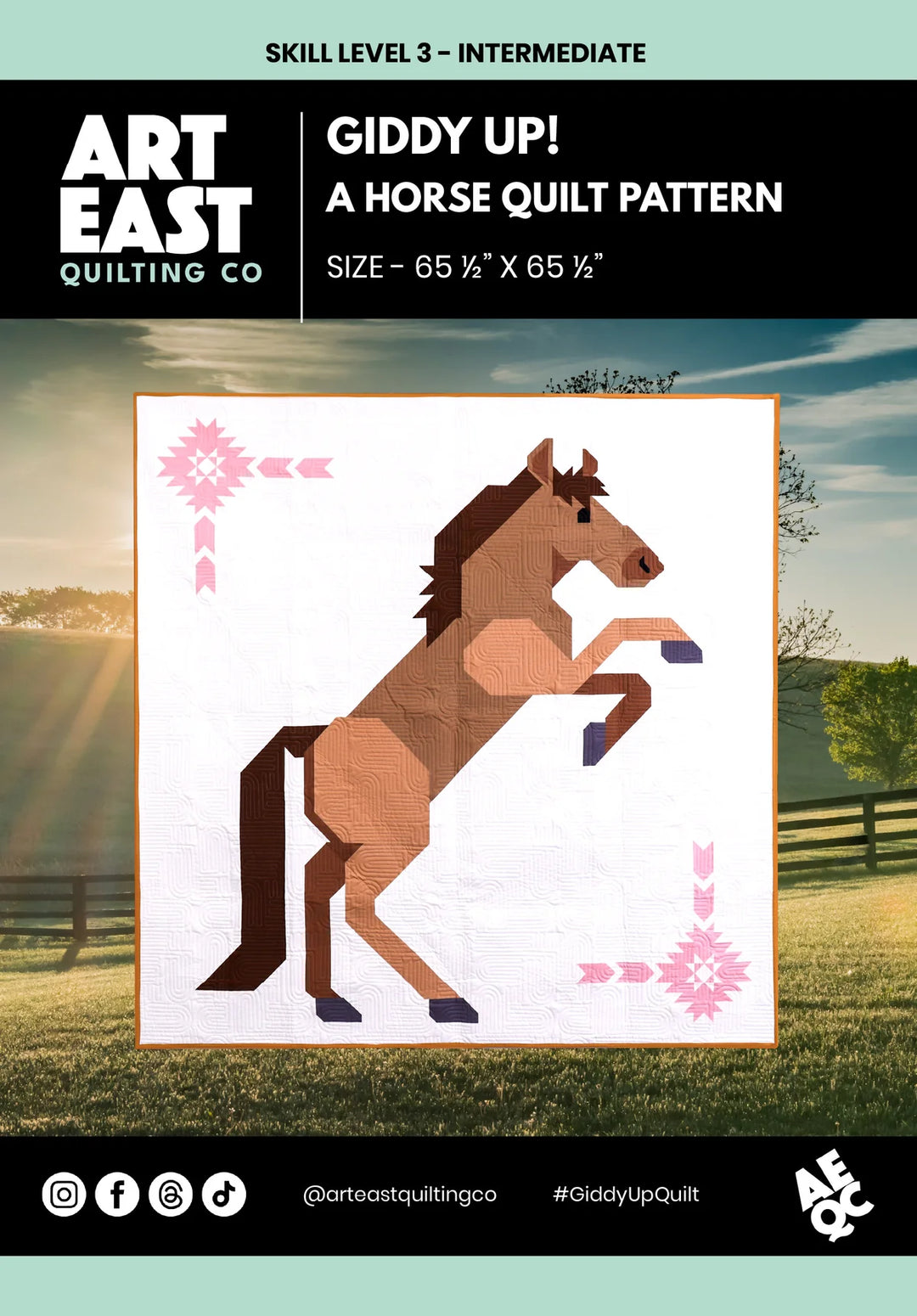 PATTERN: Giddy Up! by Art East Quilting Co.