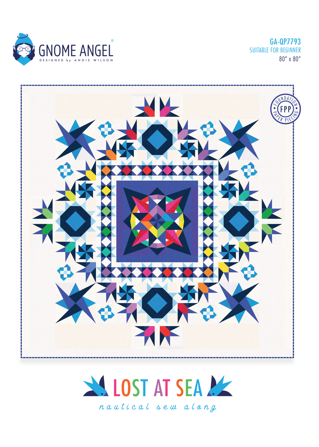 BLOCK OF THE MONTH: Lost At Sea - PDF DIGITAL PATTERN