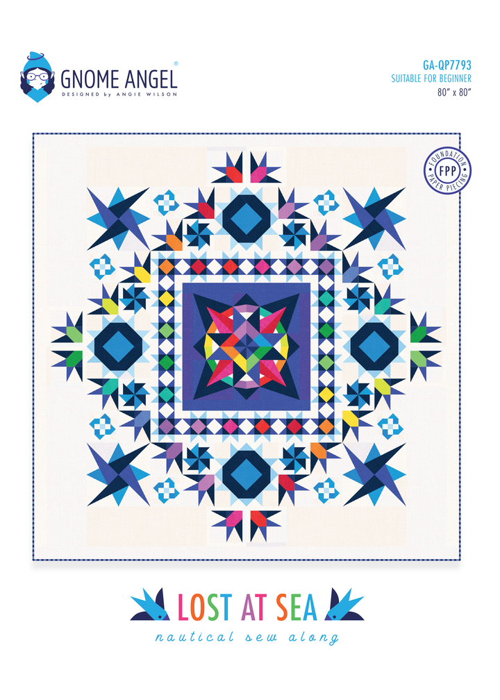 BLOCK OF THE MONTH: Lost At Sea - PDF DIGITAL PATTERN