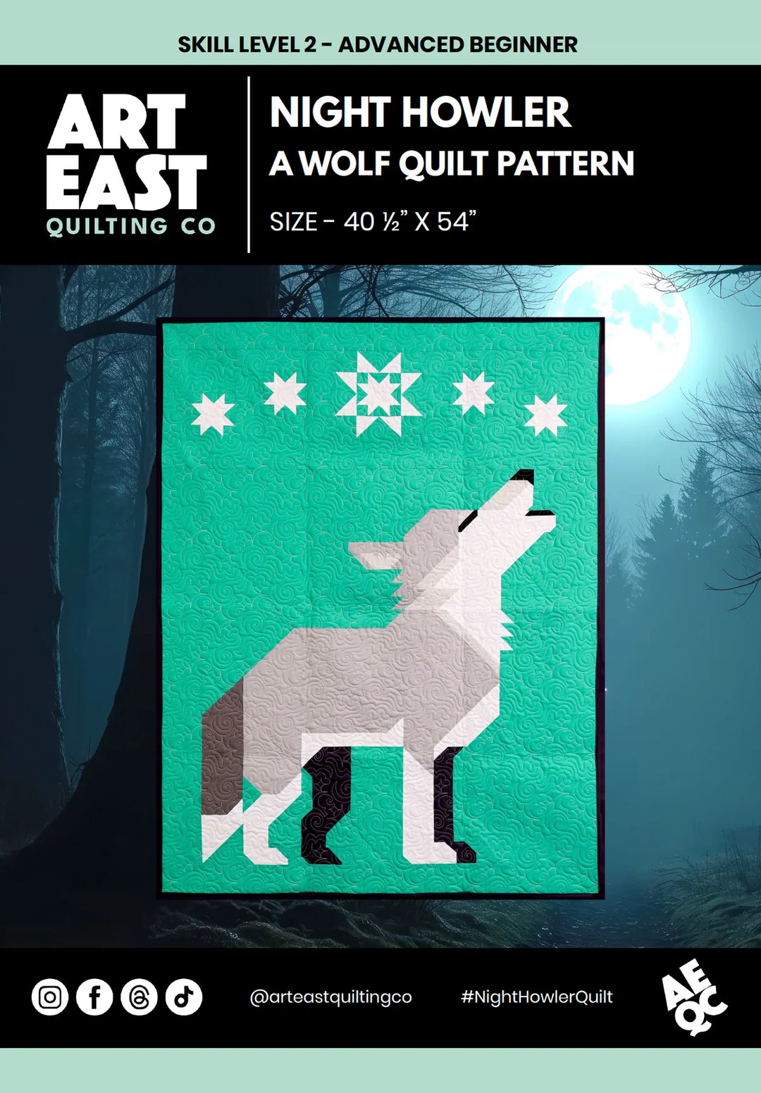 PATTERN: Night Howler by Art East Quilting Co.