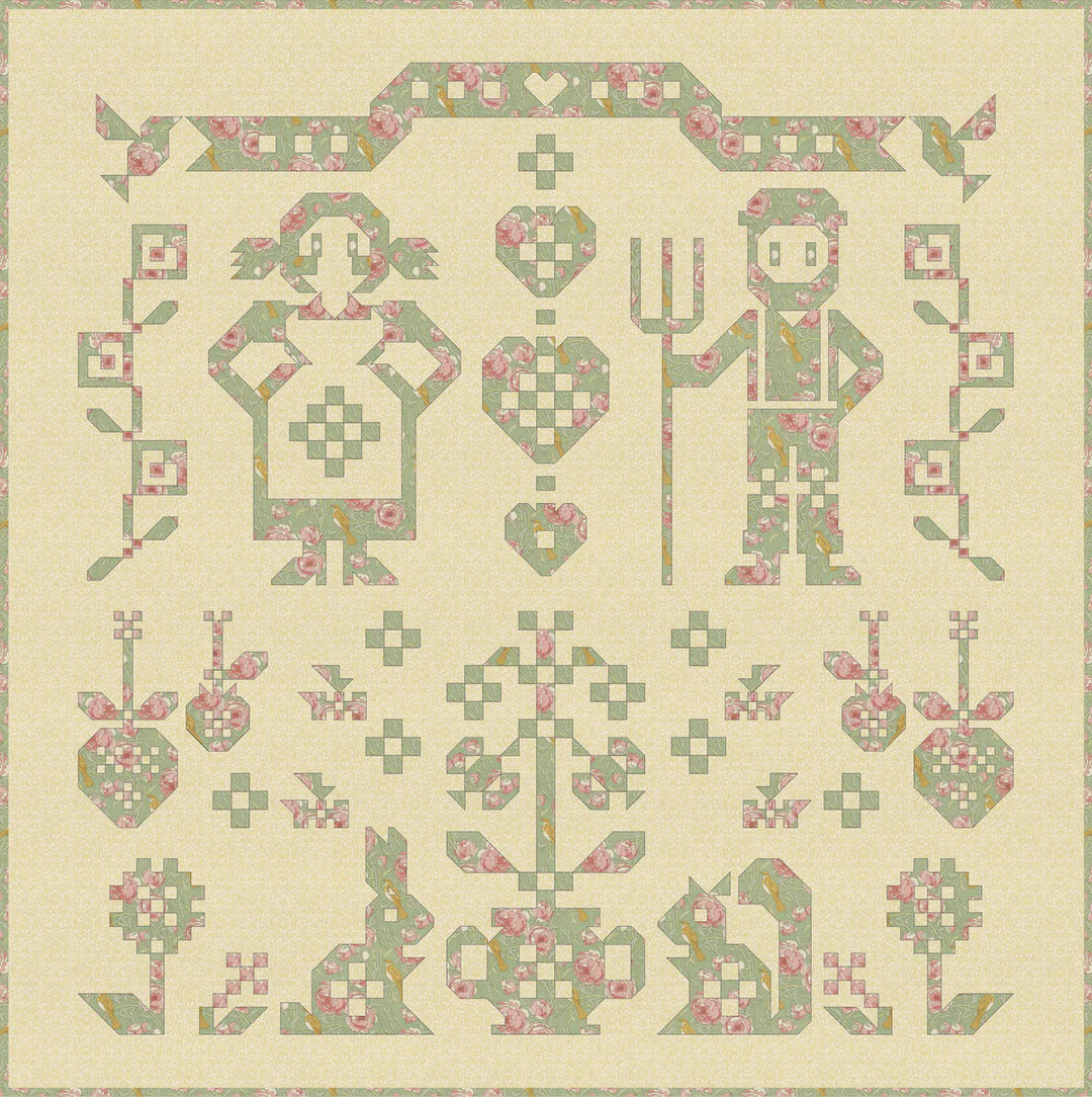 PATTERN: 9 Patch Garden by Art East Quilting Co. + GnomeAngel