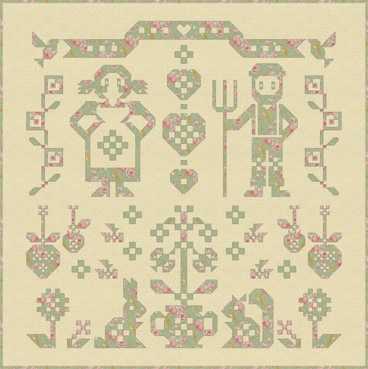 PATTERN: 9 Patch Garden by Art East Quilting Co. + GnomeAngel