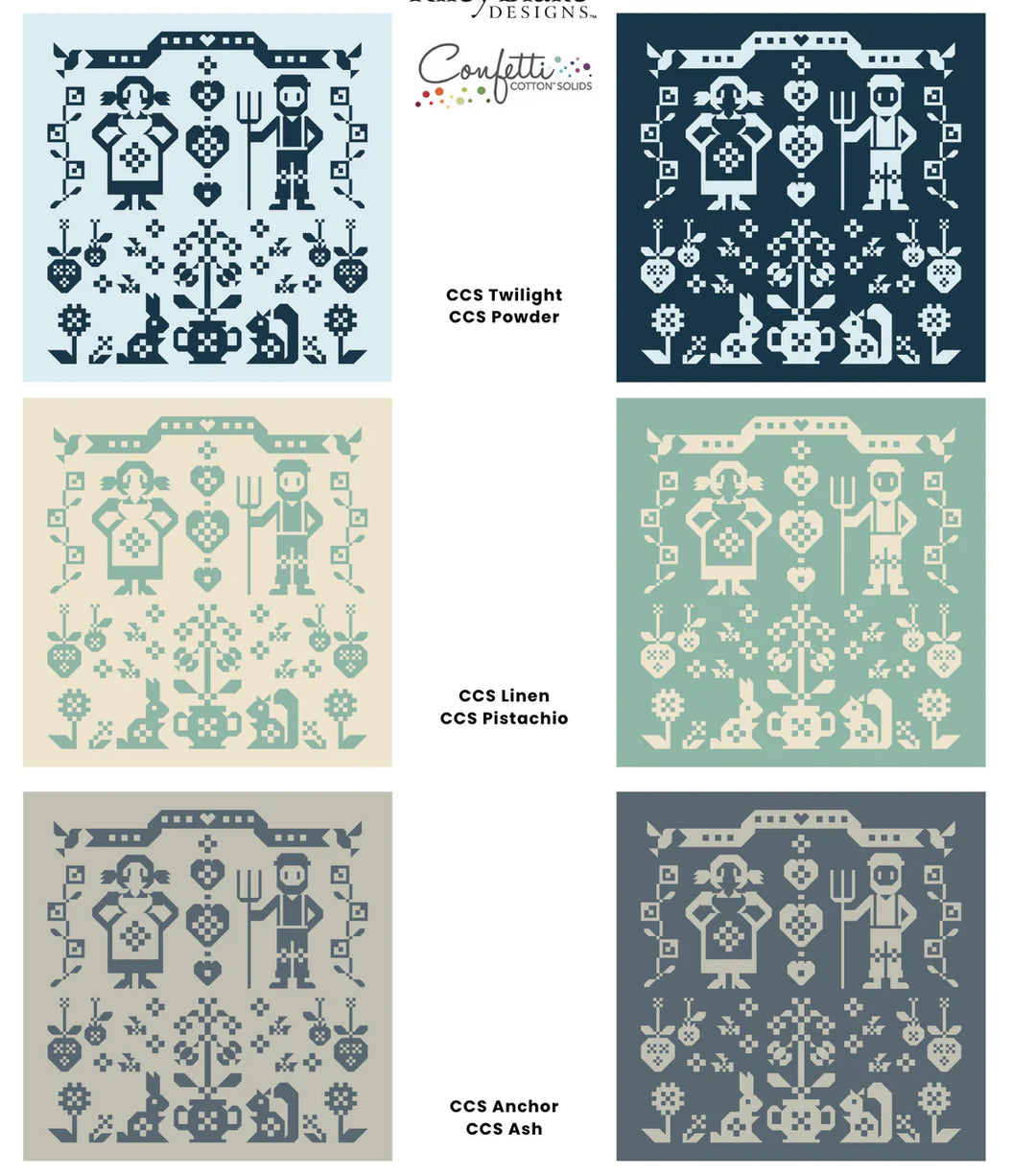 PATTERN: 9 Patch Garden by Art East Quilting Co. + GnomeAngel
