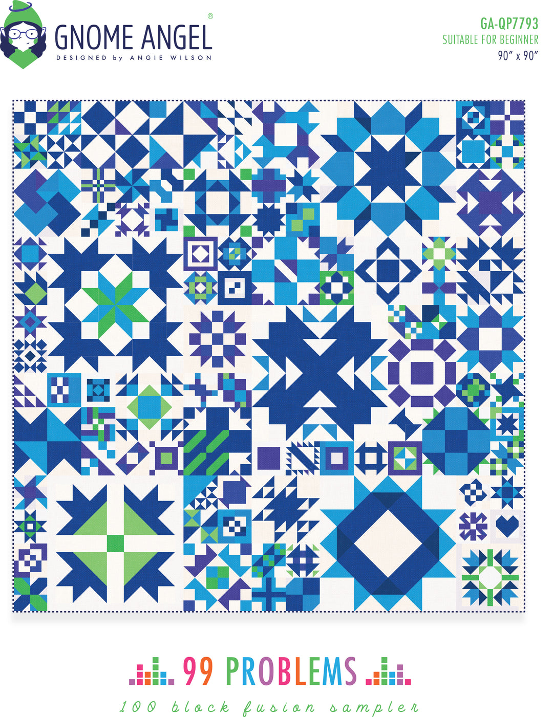 PATTERN: 99 PROBLEMS - 100 BLOCK SAMPLER (PDF/DIGITAL DOWNLOAD ONLY)