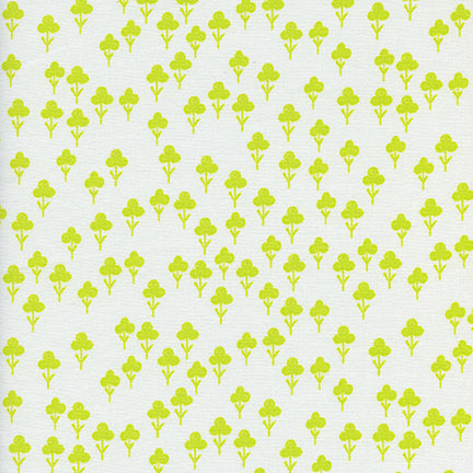 Cotton & Steel - Front Yard - Clovers - Yellow