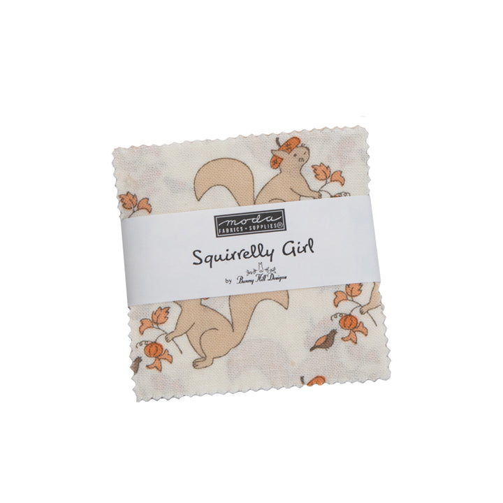 Moda - Bunny Hill Designs - Squirrelly Girl – Mini Charm Pack