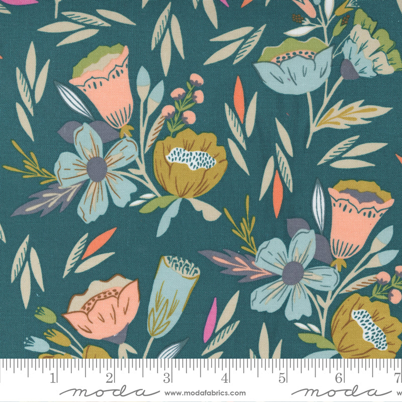 Moda - Fancy That Design House - Songbook: A New Page - Overjoyed - Dark Teal
