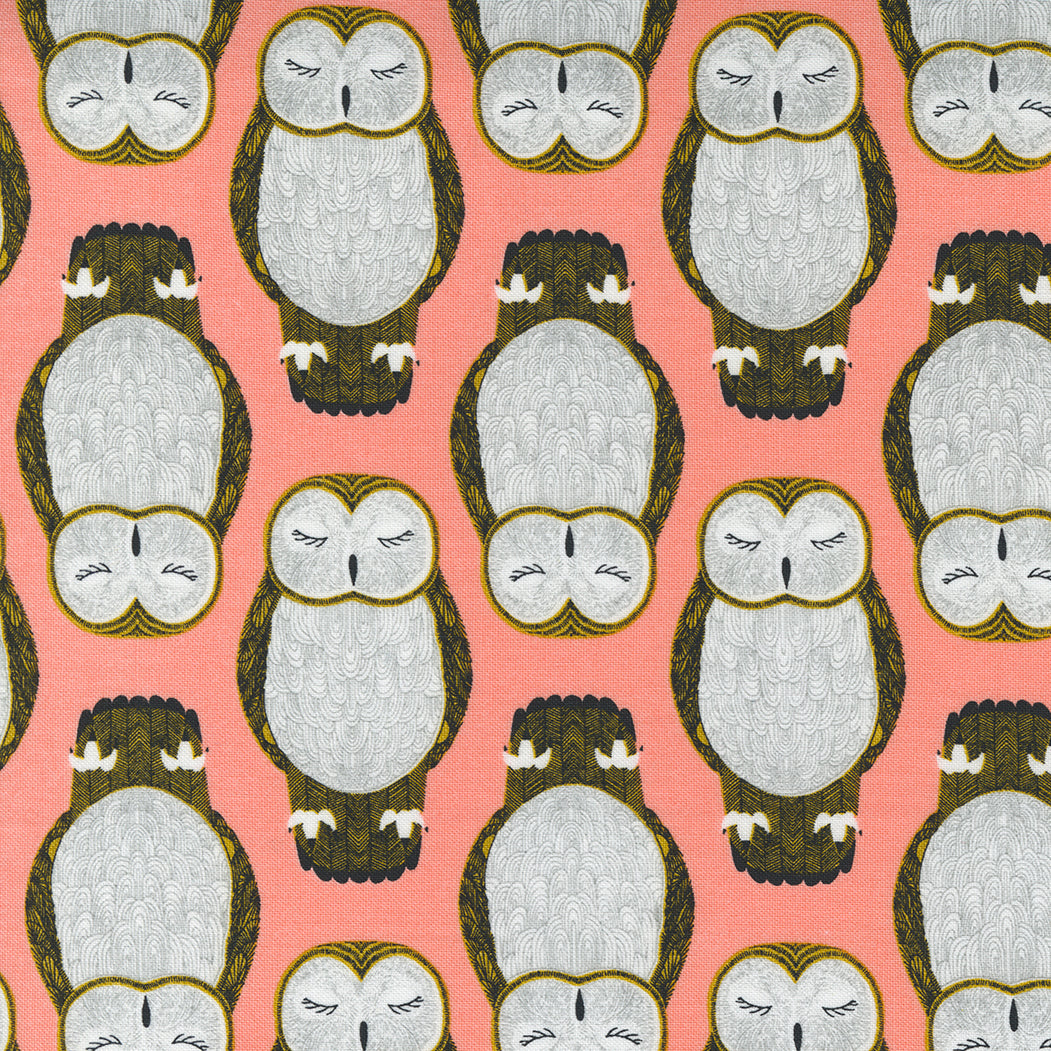Moda - Gingiber - Nocturnal - Sleeping Owls - Primrose