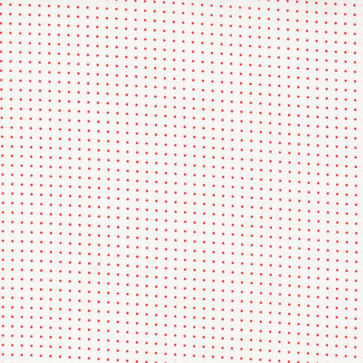Moda - Camille Roskelley - Dwell - Pin Dot - Cream & Red