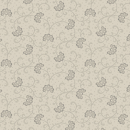 Andover - Kathy Hall - Trinkets 21 -  Floral Lace - Parchment