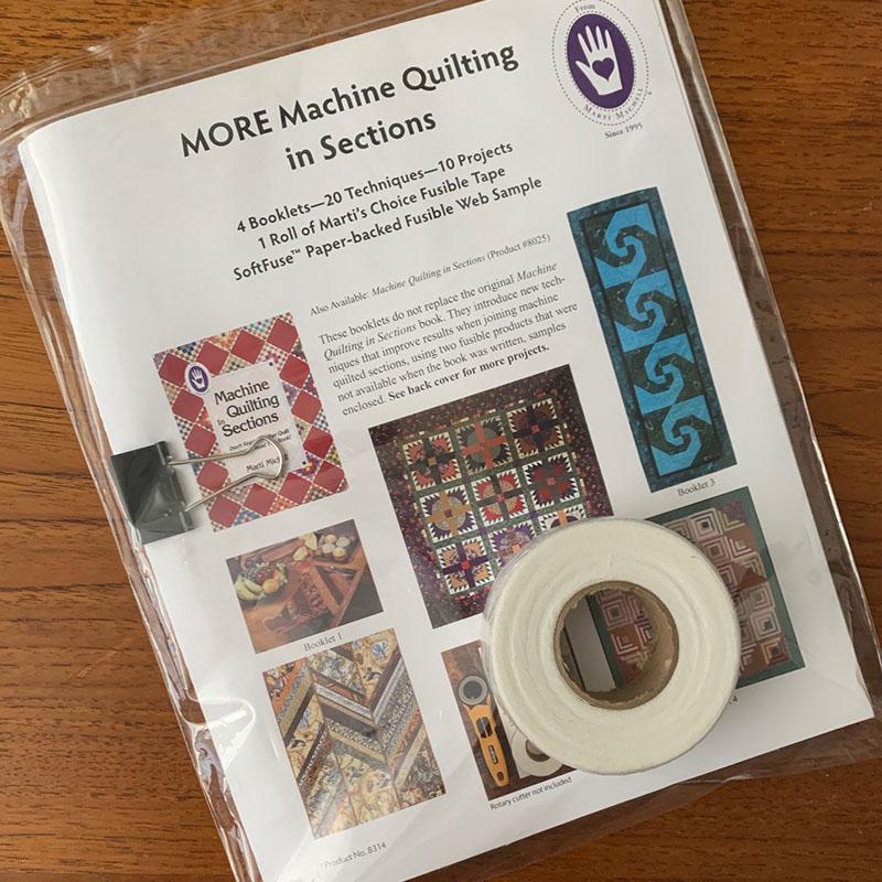 BOOK: Machine Quilting in Sections + MORE Machine Quilting in Sections - Marti Michell