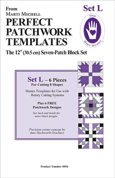 Perfect Patchwork Template Set L - Marti Michell