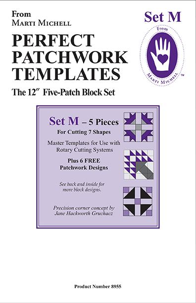 Perfect Patchwork Template Set M - Marti Michell