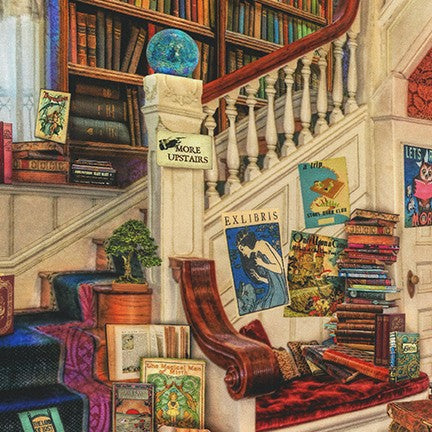 Robert Kaufman - Aimee Stewart - Library of Rarities - Perpetual Library - Antique (Full Width Design)