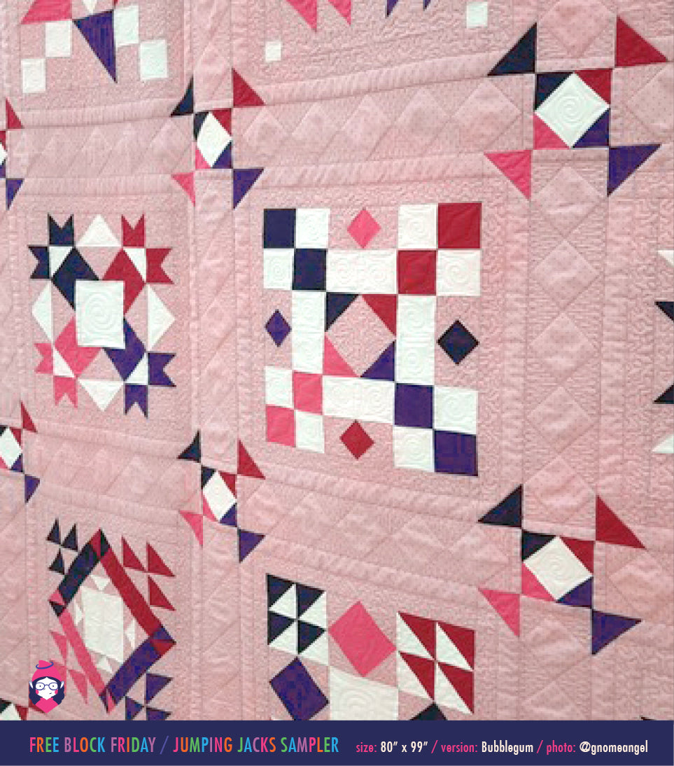 PATTERN: Jumping Jack Sampler - Free Block Friday Series - PDF – Shop GnomeAngel Australia pattern-jumping-jack-sampler-free-block-friday-series-pdf-shop-gnomeangel-australia