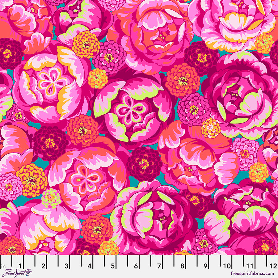 Free Spirit Fabrics - Stacy Peterson - Belle Epoque - Bourgeois Bloom - Magenta