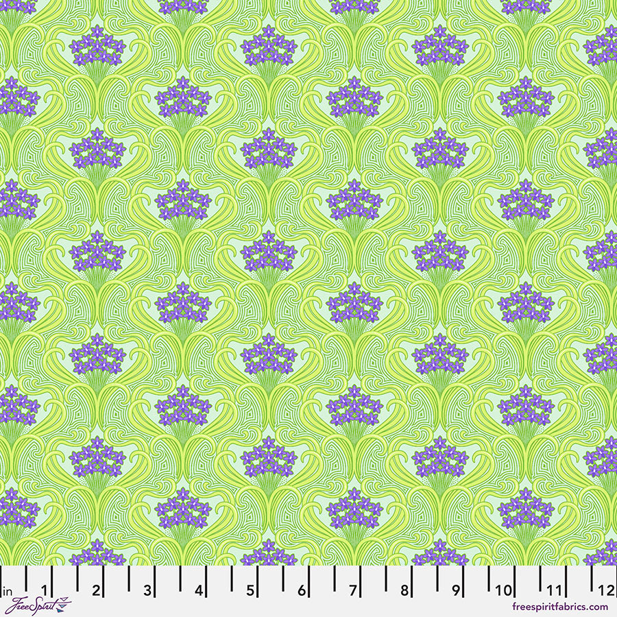 Free Spirit Fabrics - Stacy Peterson - Belle Epoque - Entwine - Lime