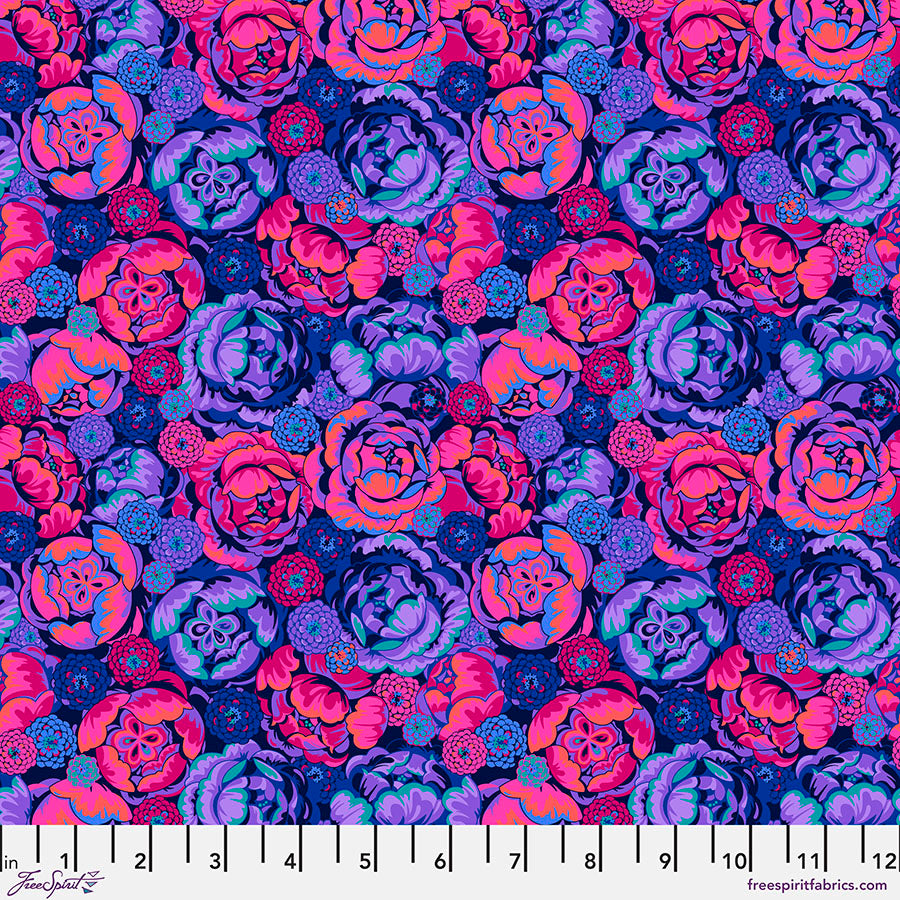 Free Spirit Fabrics - Stacy Peterson - Belle Epoque - Roses - Purple