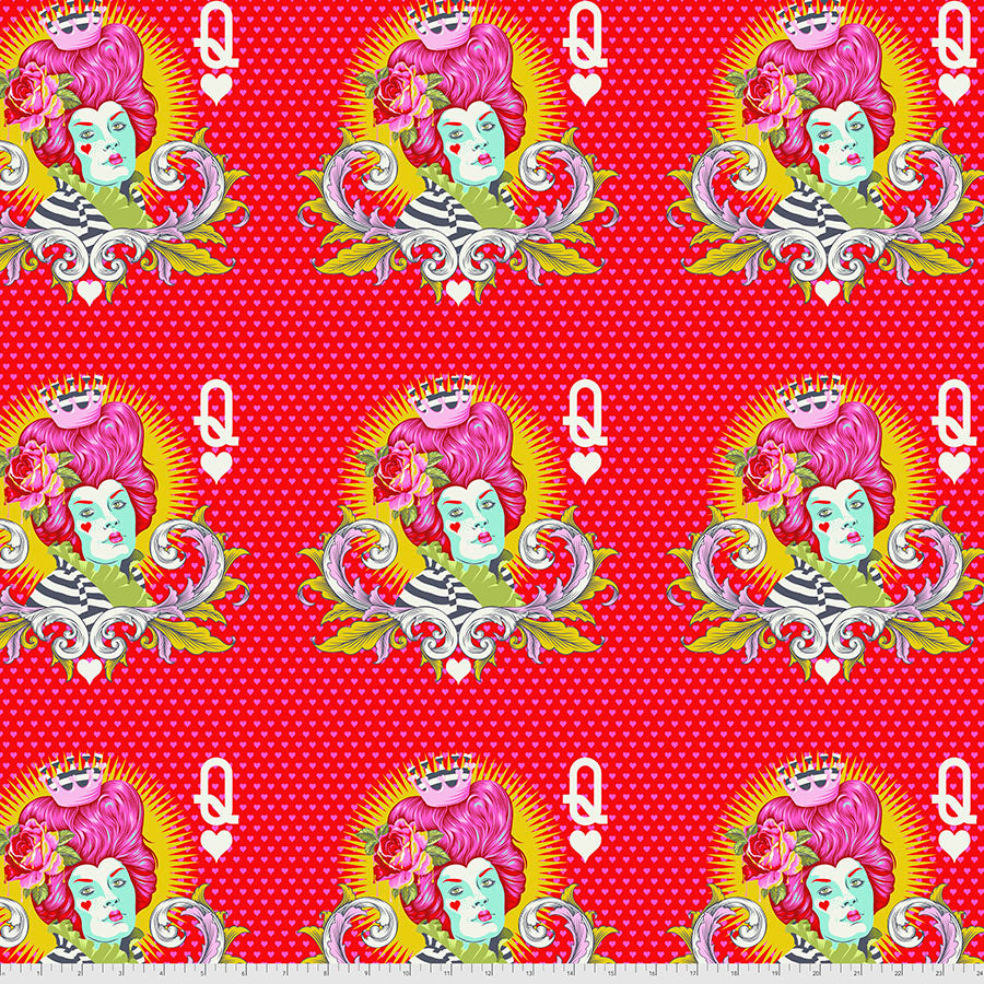 Free Spirit Fabrics - Tula Pink - Curiouser & Curiouser - The Red Queen - Wonder