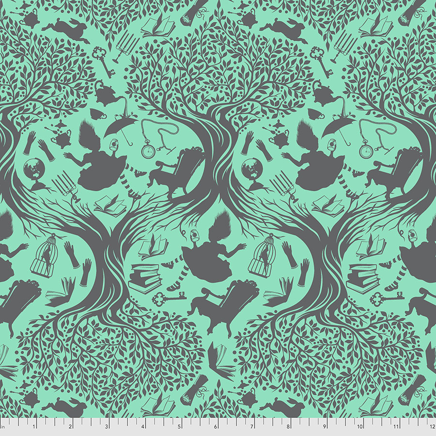 Free Spirit Fabrics - Tula Pink - Curiouser & Curiouser - Down the Rabbit Hole - Daydream