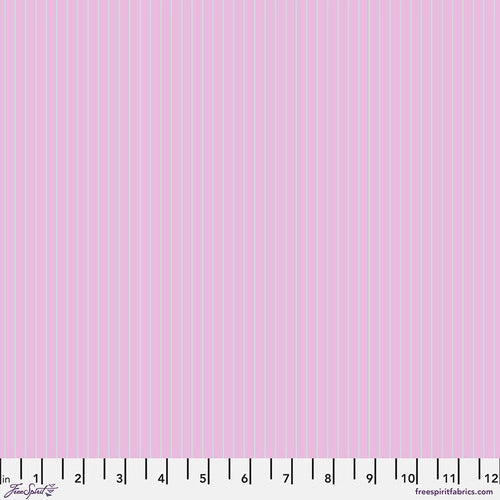 Free Spirit Fabrics - Tula Pink - True Colors - Tiny Stripes - Petal