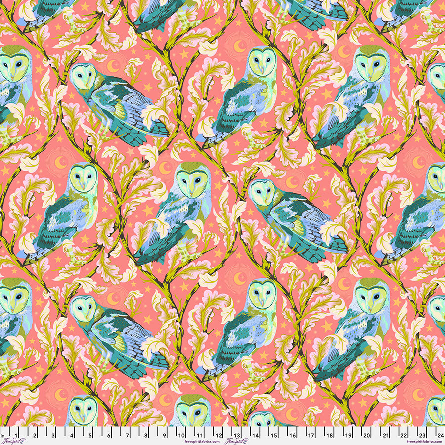 Free Spirit Fabrics - Tula Pink - Moon Garden - Night Owl - Dawn