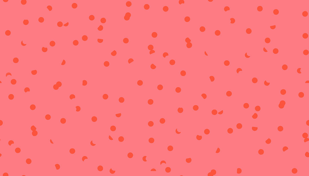 Ruby Star Society - Moda - Hole Punch Dot - Strawberry