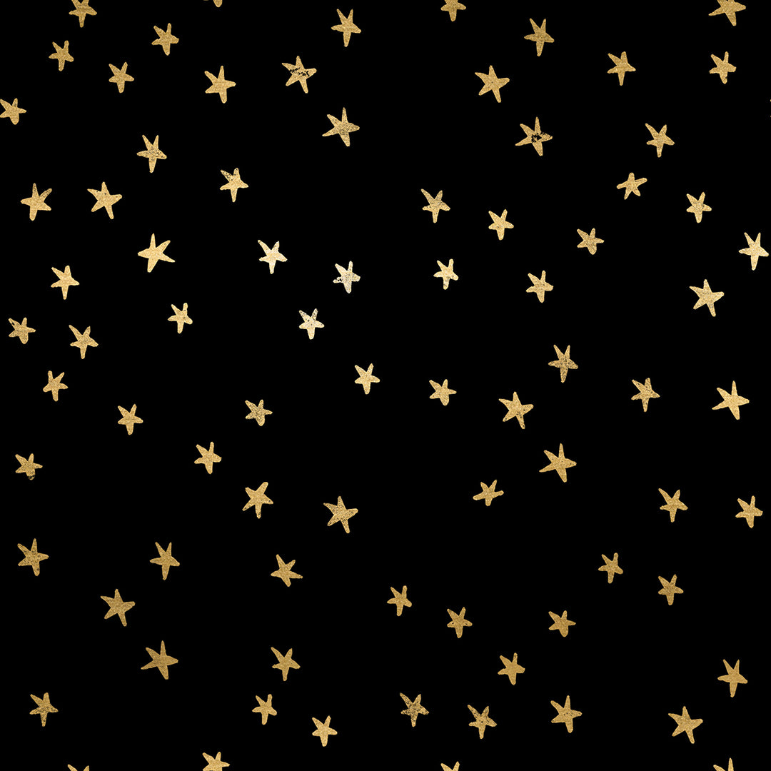 Ruby Star Society - Moda - Starry - Black Gold (Metallic)
